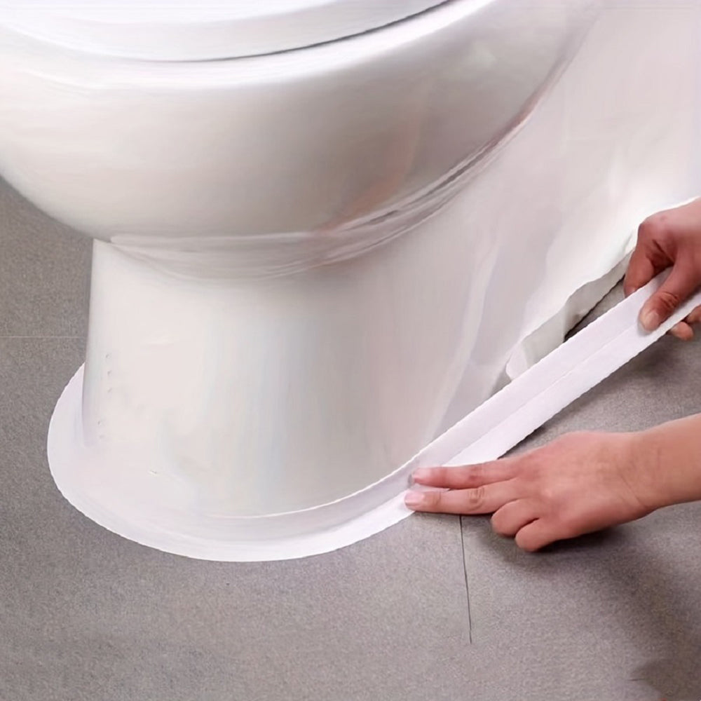 3.8CMx5M Caulk Tapes Waterproof Self Adhesive PVC Toilet Caulk Strips Sealing Tapes 3.8CMx5M Caulk Tapes Waterproof Self Adhesive PVC Toilet Caulk Strips Sealing Tapes